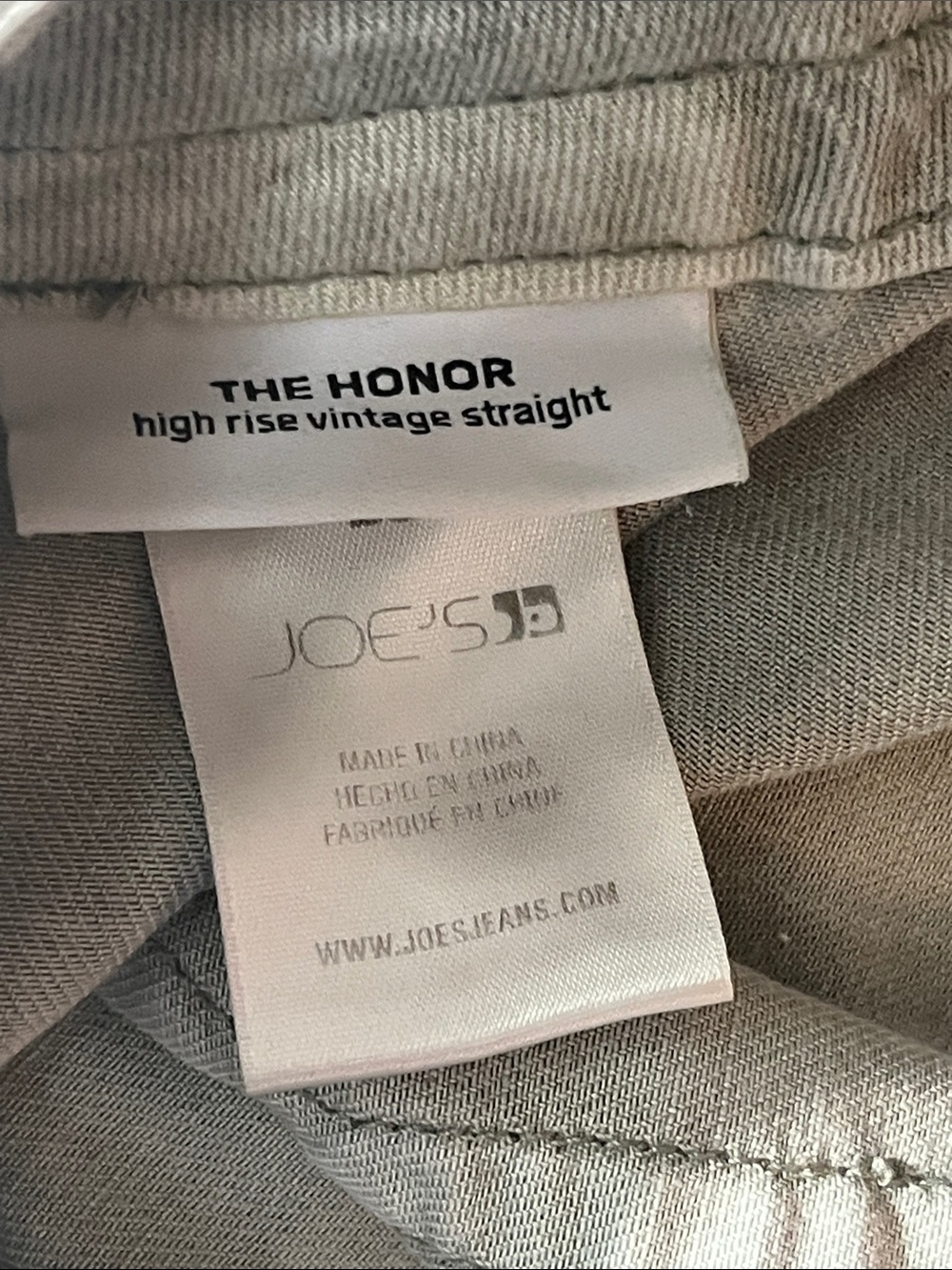 Joe’s Jeans The Honor High Rise Vintage Straight Lyocell Blend Gray Jeans 29 - Picture 10 of 12